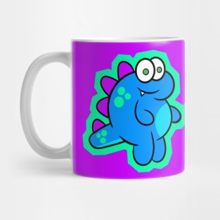 Blue Dinosaur Rawr Mug